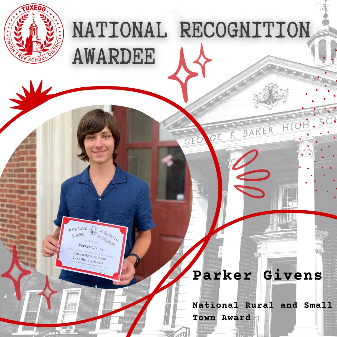 TuxedoUFSD's tweet image. Congrats! George F. Baker Seniors Grace Donnelly, Mario Ginis, Parker Givens and Chima Oparaji earned the National Rural &amp;amp; Small Town Award from @collegeboard’s #NationalRecognitionProgram. Oparaji was also honored with the National African American Recognition Award. #tuxedoufsd