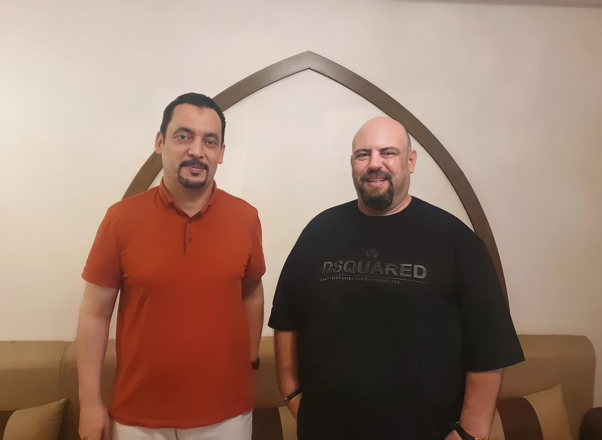AcacusEG's tweet photo. تتشرف إدارة مطعم أكـاكـوس الليبي بالقاهرة وطاقم المطعم بزيارة سعادة السفير / محمد عبد العالي مصباح السفير الليبي بالقاهرة وأعضاء السفارة لهم كل الشكر والتقدير والأحترام 🇱🇾 🇪🇬

Acacus restaurant Egypt مطعم وكافيه اكاكوس بالقاهرة
المذاق الليبي الأصيل 

#اكاكوس
#acacus #acacusEgypt https://t.co/FXj0ZjTvdZ