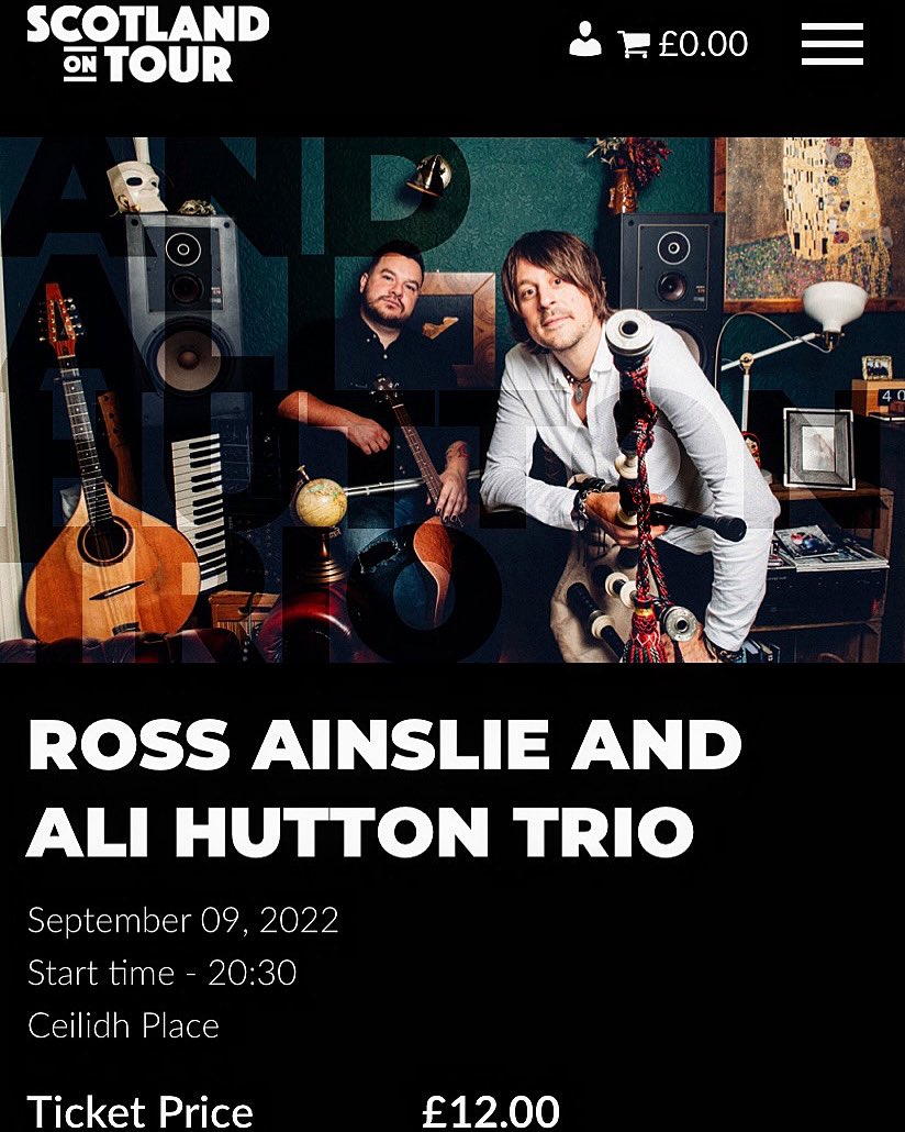🔥ULLAPOOL - FRIDAY - <a href="/TheCeilidhPlace/">The Ceilidh Place</a> w/ Owen Sinclair @scotlandontour #livemusic #bagpipes scotlandontour.com/product/ross-a… <a href="/rossainsliemus/">Ross Ainslie Music</a> <a href="/RossAndAli/">Ross and Ali</a>