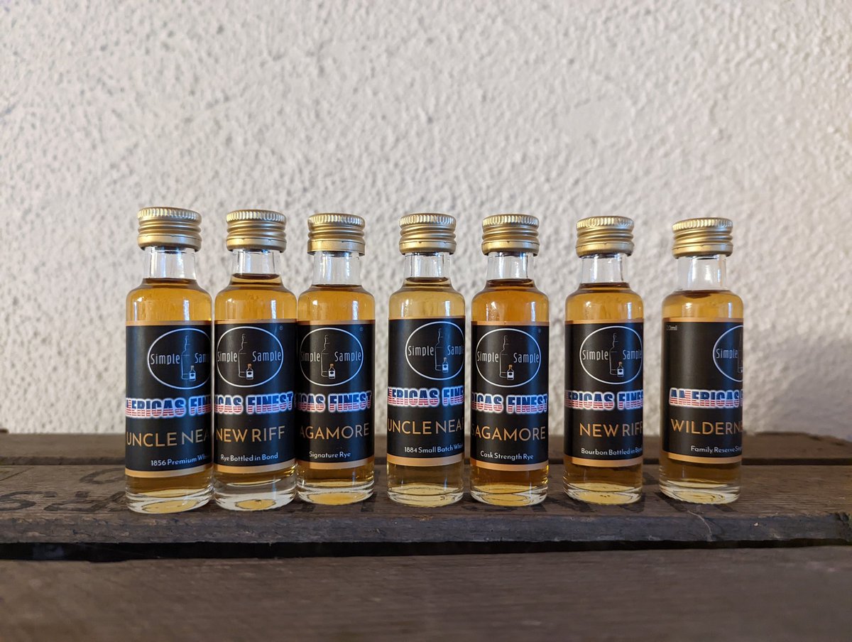 speakofwhisky's tweet photo. Tonight whiskey tasting with #simplesample and some spirit from @sagamorespirit @NewRiff @UncleNearest and #wildernesstrailwhiskey
#Whiskey https://t.co/Lz2OEhiNhW