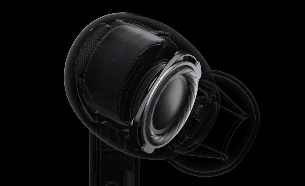 khajochi's tweet photo. มาแล้ว!! เปิดตัว AirPods Pro รุ่นใหม่ ดีไซน์เดิม แต่เพิ่มฟีเจอร์ด้าน Spatial Audio, มี Active Noise Cancellation แล้ว

- ใช้ชิป Apple H2 รุ่นใหม่ 
- ปรับปรุง Spatial Audio ให้ดีมากขึ้น 
- ระบบ Noise Cancellation ดีกว่าเดิม
- ราคาประมาณ 9,000 บาท

#AppleEvent  #MacThai #iPhone14 https://t.co/ceFnYXoDQG