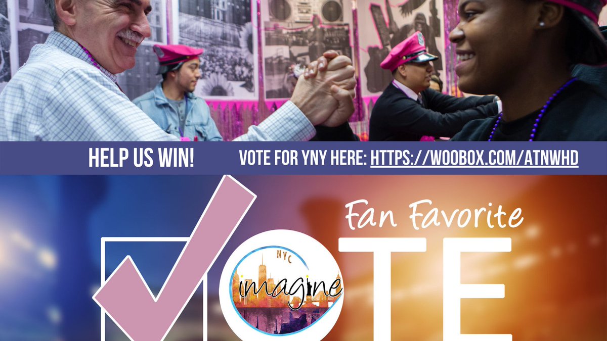 Will you be our FAN? Help us get <a href="/ImagineAwardNYC/">NYC Imagine Awards</a>'s Aetna Rising Star Award on 10/18 by VOTING for YNY every day at: woobox.com/atnwhd

Your VOTES honor our life-changing work for so many young New Yorkers and help our programs by raising awareness and much-needed funds!