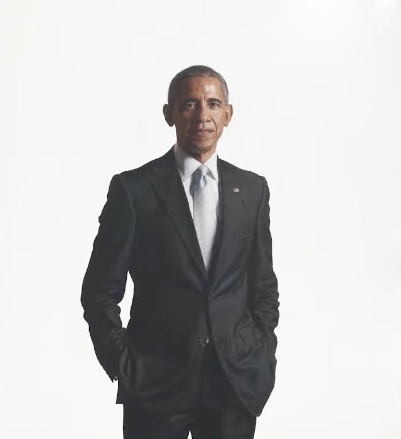 Phil_Lewis_'s tweet photo. The official White House portraits of Barack and Michelle Obama: https://t.co/WVInRXnDLA