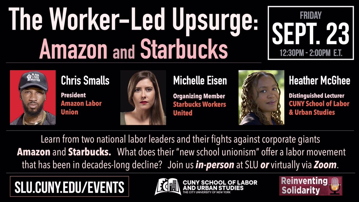 Excited for this panel moderated by <a href="/ColorOfChange/">ColorOfChange</a> board member <a href="/hmcghee/">Heather McGhee</a>! Our unit members have questions &amp; we hope to see other unions there (virtually)! #1u #UnionStrong