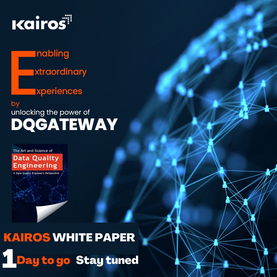 KairosTechInc's tweet image. Data Quality Engineering with Kairos Technologies DQGateway. bit.ly/3RzAqjE

#Datascience #DataQuality #DataQualityEngineering #DataQualityManagement #DataQualitySolutions #DataEngineering #DataQualityTools #Kairos #KairosTech