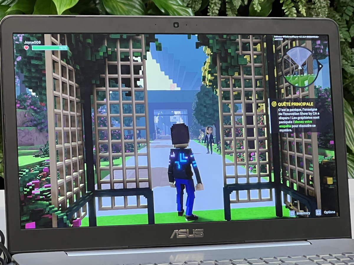 borgetsebastien's tweet photo. Cédric Bensoussan @interactivestud shares how his studio creates Metaverse experiences for brands, crafting stories that engage, adding skills-games, easter eggs, full of surprises - tonight at first unveiling of @CreditAgricole the first french bank entering @TheSandboxGame https://t.co/7U3jd7zyvD