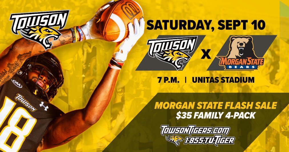DKief10's tweet photo. Home Opener; Come out and See us! 🐯 #cometoTowson https://t.co/7phMAhRc3t