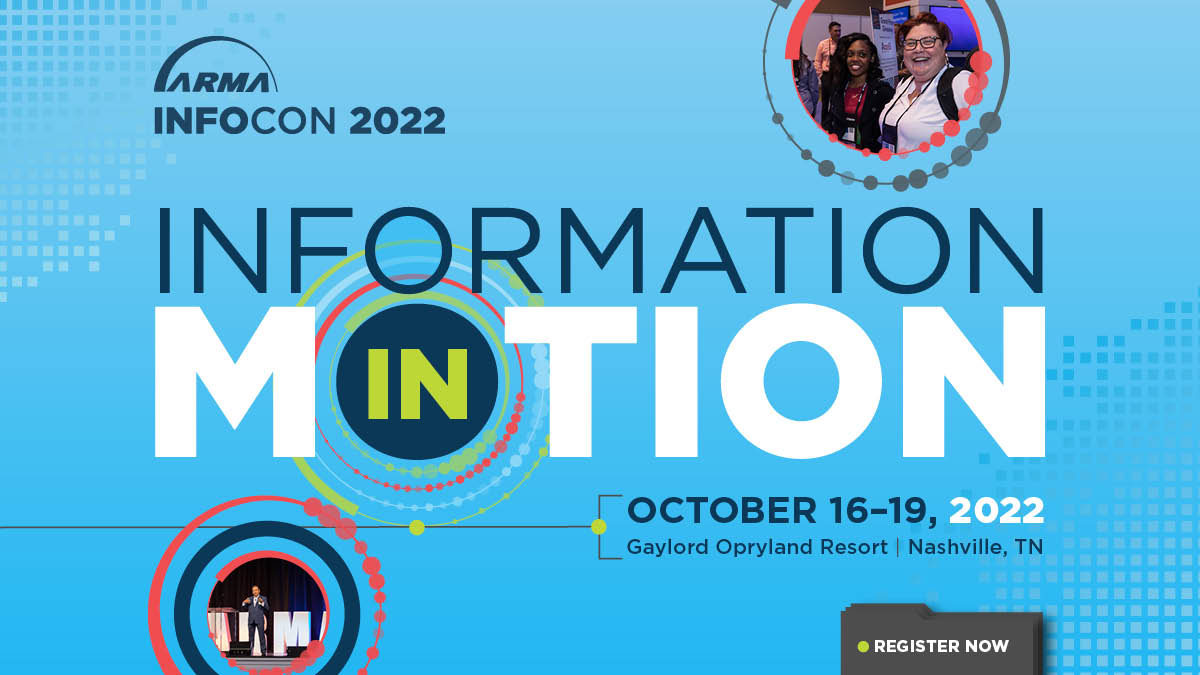 ARMA_INT's tweet photo. You're not going to want to miss this event! Join #InfoCon 2022 in Nashville for the premier event of the year. #ARMA #InfoCon2022 https://t.co/mTVWYiPT01 https://t.co/TXoOfx7dds