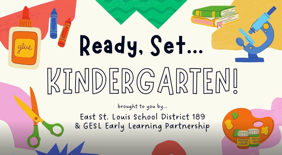 The Greater East St. Louis Early Learning Partnership presents Ready, Set, Kindergarten! This video shares ways families &amp; children can get ready for Kindergarten,  and help parents understand what their child will be learning for the school year.  youtu.be/IcHdjwvqi2o #ESTL