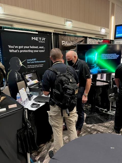 Day 1 at TacOps East Tactical Conference 2022 in Arlington, Virginia. Stop by Booth #310 today or tomorrow to learn more about our latest technology and solutions for law enforcement. bit.ly/3BldpeO @SWAT_CONFERENCE #metaAIR #MMAT #GoBeyond