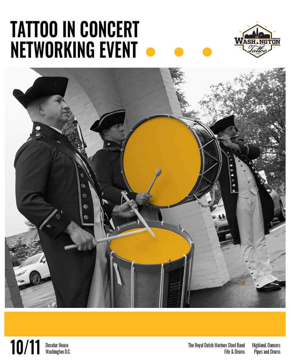 TheWashTattoo's tweet photo. 🚨
@TheWashTattoo in collaboration with the @WhiteHouseHstry is pleased to present our Tattoo/Networking Event at #DecaturHouse
On Oct 11th, 2022 as we honor Veterans & Veteran families in an evening of music & camaraderie.
Get your tickets here
https://t.co/gnN8vdTPdx https://t.co/oiRLtGdkVz