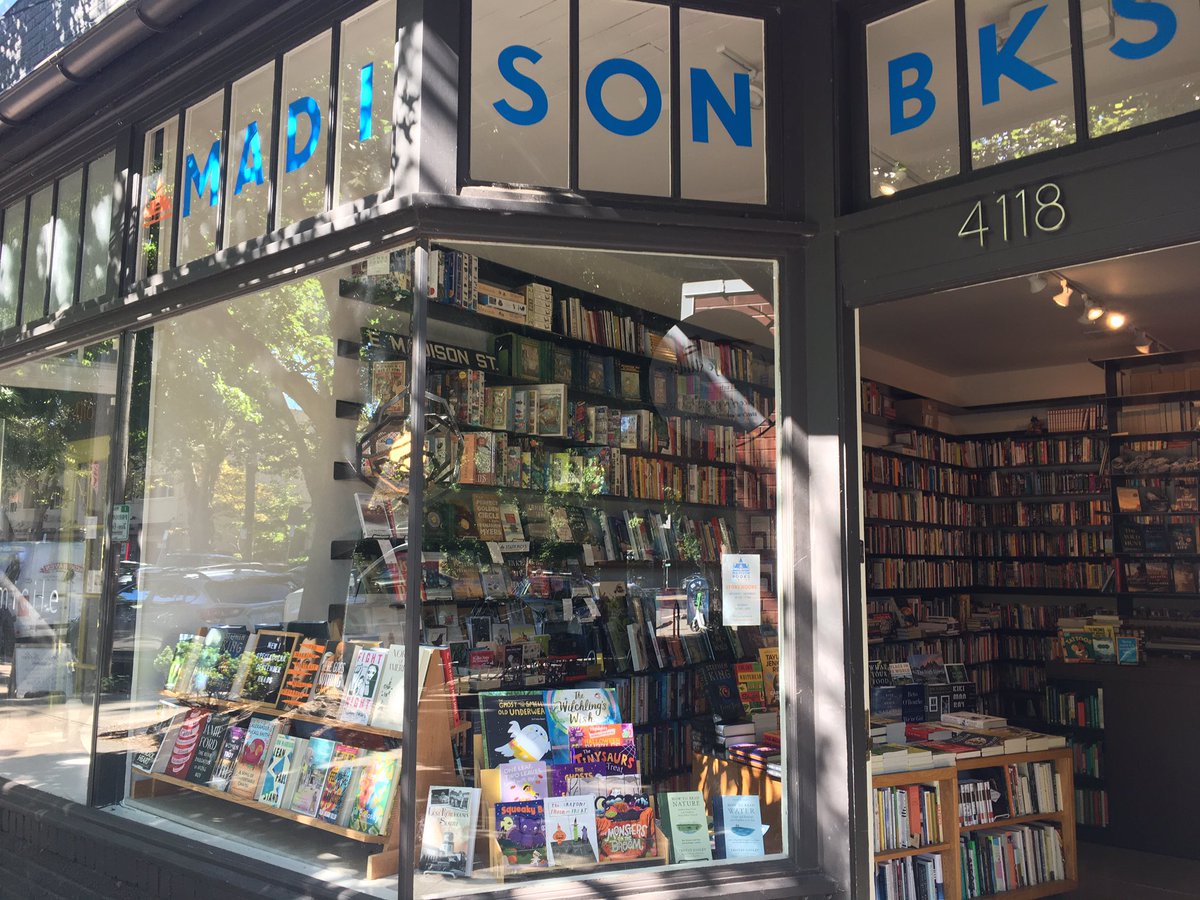 Went to <a href="/madisonbks/">Madison Books</a> for the first time yesterday, v in love with this little store! 

Btw, you can find most of our fiction and poetry titles there now!