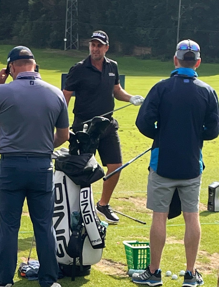 Enjoying the driving range &amp; looking good <a href="/BMWPGA/">BMW PGA Championship</a> @blandy73 #proam day