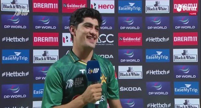 Bacha samjy thy hamen Aag hai apun #AsiaCup2022 #PAKvAFG #NaseemShah