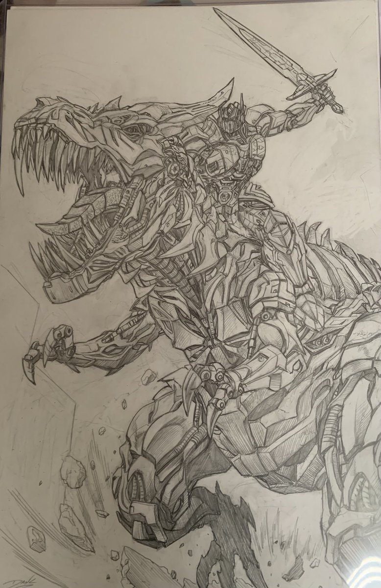 Recent Transformers AoE Grimlock/Prime commission .