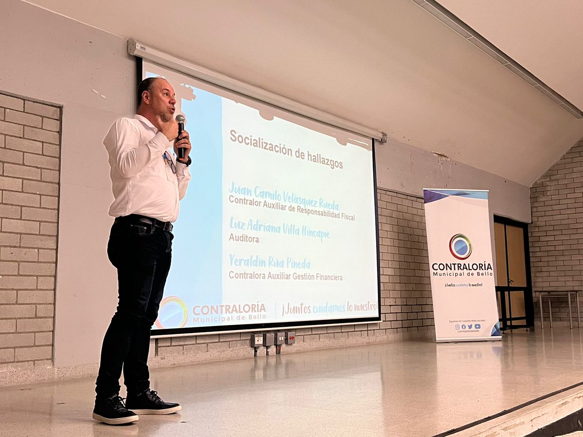 ContraloriBello's tweet photo. #JuntosCuidamosLoNuestro | En la mañana del día de hoy, nuestro Ente de Control realizó la socialización de hallazgos de los Fondos de Servicios Educativos FSE con vigencia 2021. Un espacio para dialogar con representantes de las diferentes instituciones educativas. https://t.co/2MpLTDYsnA