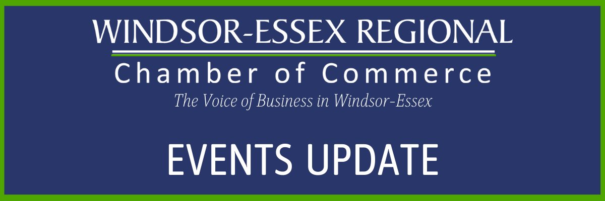 WERCofC's tweet photo. Don't miss out on any of our upcoming events! Info, registration and more can be found at https://t.co/5O8P2EMgIs

#WEChamber #Events #WindsorEssex #Business https://t.co/jsyR197ZW7