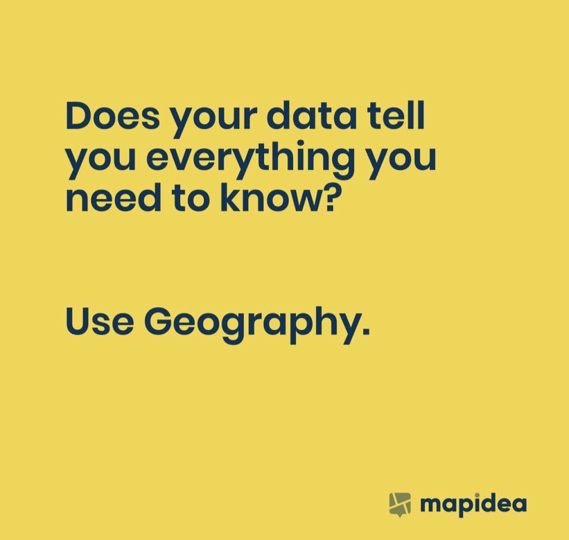 mapidea_com's tweet photo. Your data can tell so much more if you use Geography. Add the spatial dimension to your analysis and make accurate business decisions. #geospatial #Geography https://t.co/2sL76SRTMu