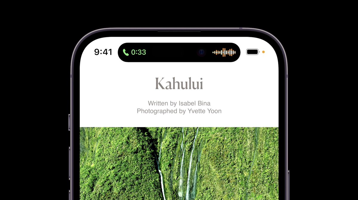 joeyabanks's tweet photo. Apple did the MOST much with Dynamic Island on the new iPhone 14 Pro: 😍 https://t.co/DdudsTVuB6