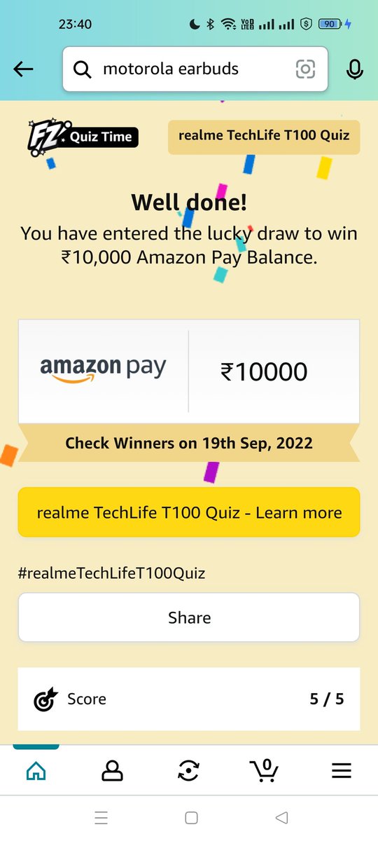 chaitanyabora's tweet image. #realmeTechLifeT100 #ListenInFullColour