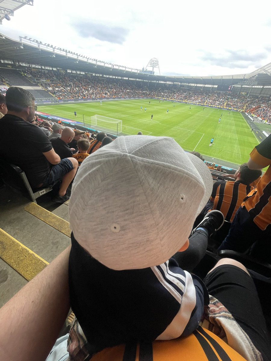 farrell_hill's tweet photo. @mkmbs @HullCity My boys first @HullCity game was also the first game of the season. What a game! https://t.co/s741aIVtE1