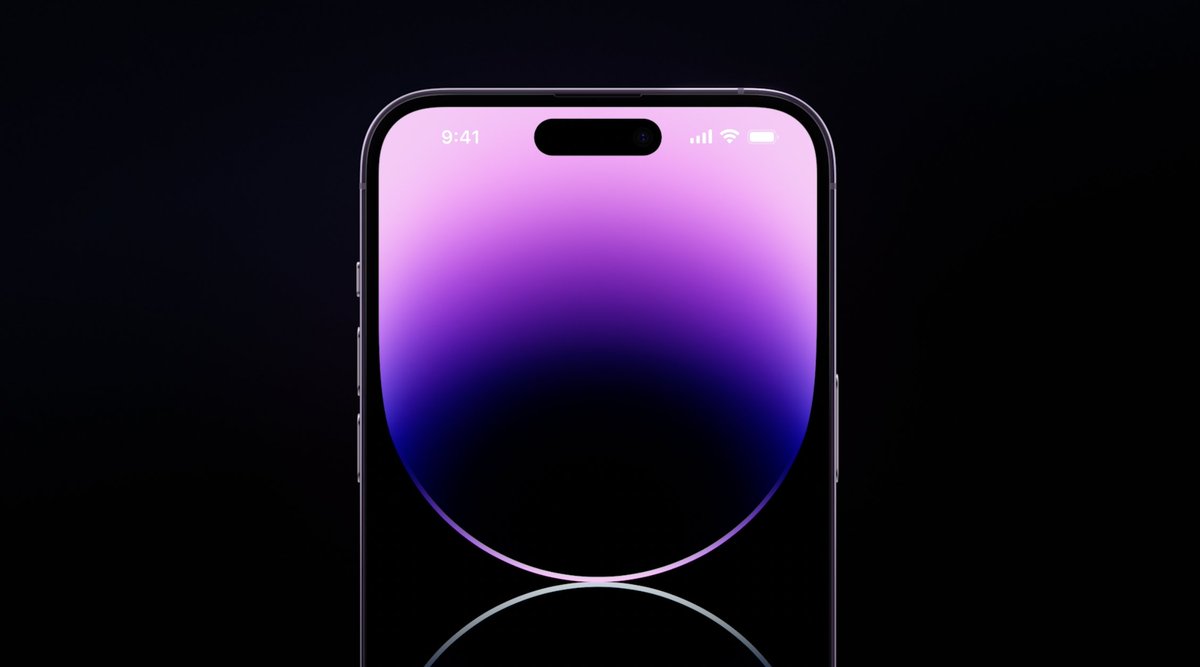 makemac's tweet photo. Hello iPhone 14 Pro!!! Wih notch baru dan adaptive nih! https://t.co/AAgmY2gLwN