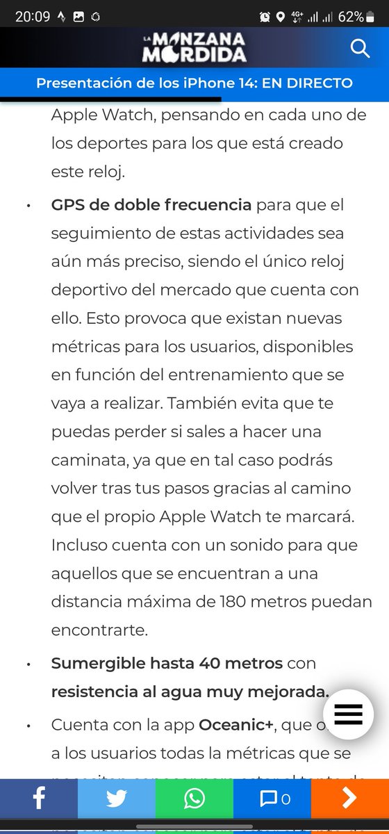 FANLOBAZ's tweet photo. Hola @LaMMordida el nuevo Apple Watch no es el único reloj deportivo del mercado con GPS de doble frecuencia, que no os vendan la moto tan fácil. https://t.co/Vn364U8W16