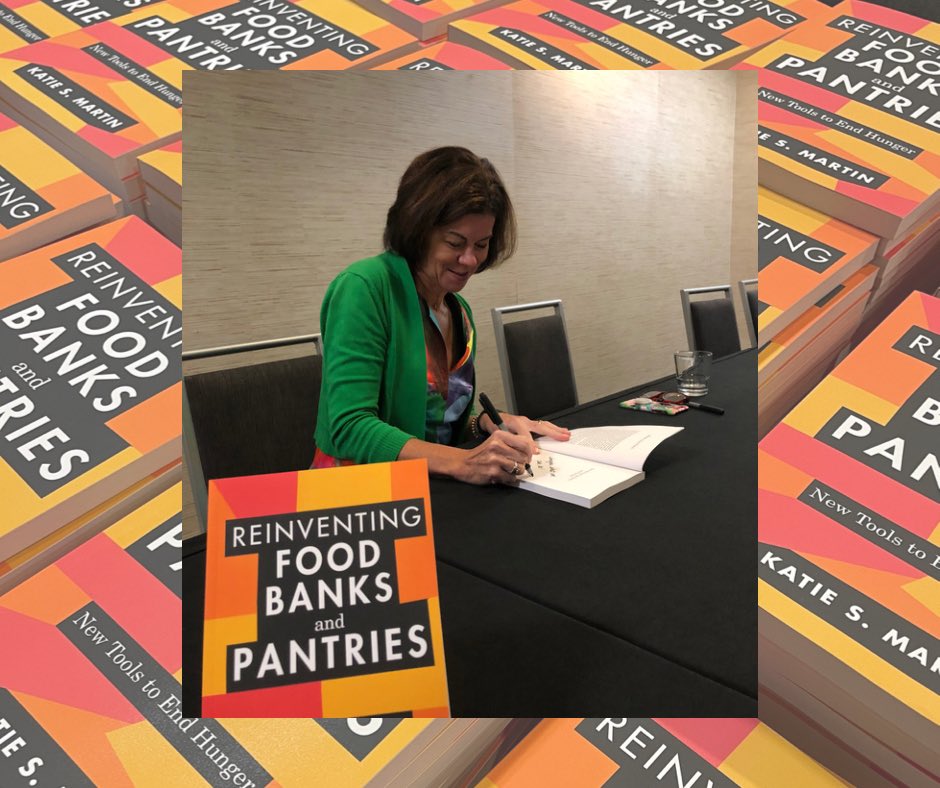 MDFoodBank's tweet photo. Thank you @KatieSMartin for being with us at our #CausingChangeMFB Symposium today!
Attendees received a copy of her book, Reinventing Food Banks and Pantries: New Tools to End Hunger. Katie also spent time signing books & talking with attendees throughout the day. https://t.co/GZGDSJKQzr