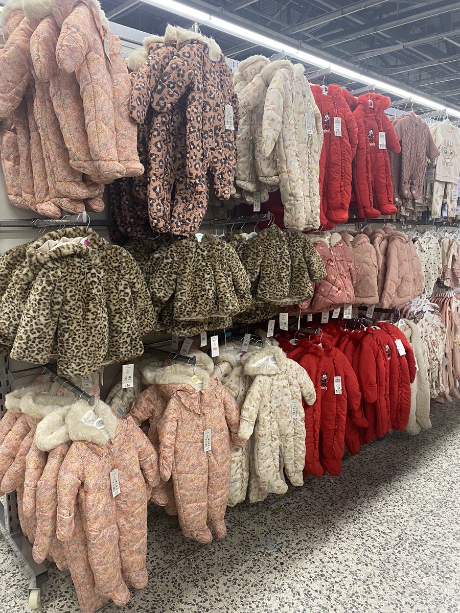 juiceluce93's tweet photo. Why are there never as many baby boy clothes as baby girl clothes in shops? This is Asda tonight, full of baby girl winter coats but not one baby boy coat in sight. @AsdaServiceTeam https://t.co/kUmJDnAInS