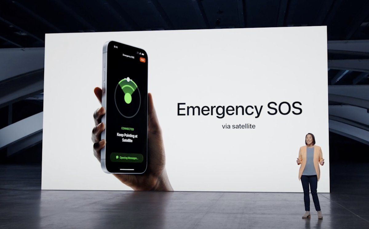 rikwalters's tweet image. Wow! I always wondered about what to do on hikes or traveling when an emergency occurs, but I cannot access cell service ... @apple answers that with #iphone14 and their new #EmergencySOS via Satellite access!

#appleevent  #satellite #safety #iphone #MacOS