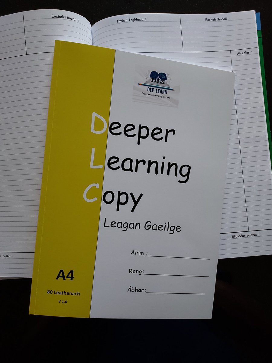 DeepLearnCopies's tweet photo. Thanks 2 all the schools for reordering our learning tools&amp;to the new schools who have joined the DeeperLearningcommunity. Delighted to say due to demand the Irish version is now available @GaelLinn @GGilgerEdu @PDSTGaeilge @Gaeloid @NCCAie @GaelbhratachACS @MsStacyS @CTI_Clonmel https://t.co/uzL28rn5Ol