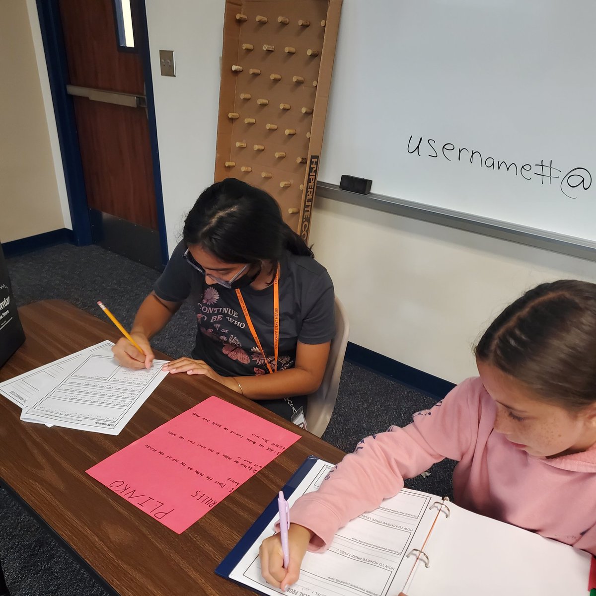 GreeneMath7's tweet image. Students collaborating on designing   and finalizing their games for the Probability Carnival this Friday! 
Thanks teachers for creating math moments for students.
@SheilaBalash Mrs. Maillard Mrs. Restrpo @spartan_speak
#MMM #committedtoexcellence #7LJHpride #SLJHMath