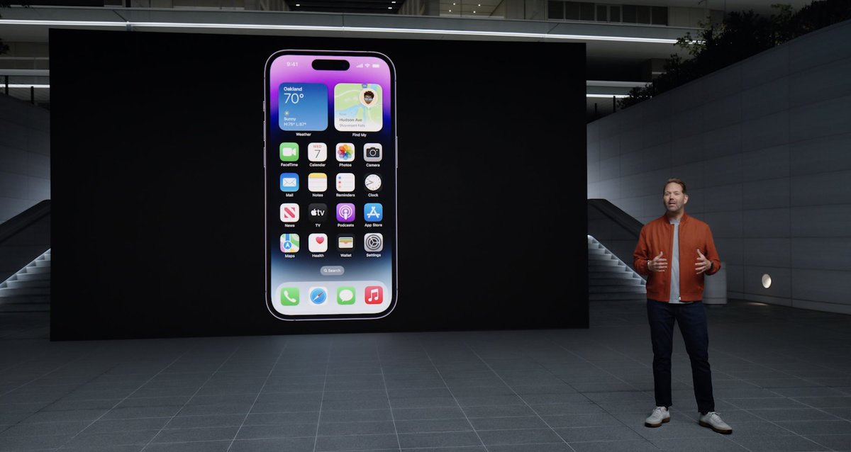 makemac's tweet photo. Fitur Notch baru ini namanya... Dynamic Islands https://t.co/emRXdokDgN