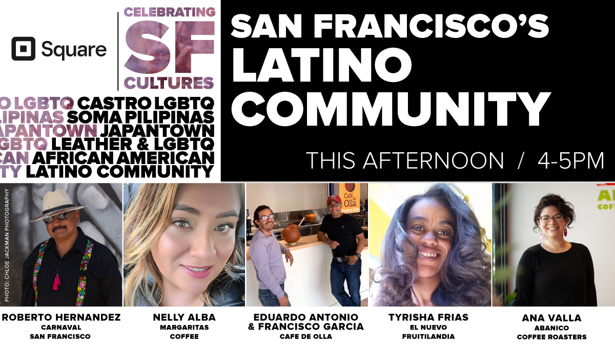 NEXTSF1's tweet photo. Today at 4pm - @Square  - Celebrating SF Cultures - San Francisco's Latino Community!

REGISTER NOW!
https://t.co/LqG4mKV9i8

Join us as we celebrate San Francisco’s Latino community - a part of the @Square Celebrating SF Cultures Series! https://t.co/e9DCbuFiXC