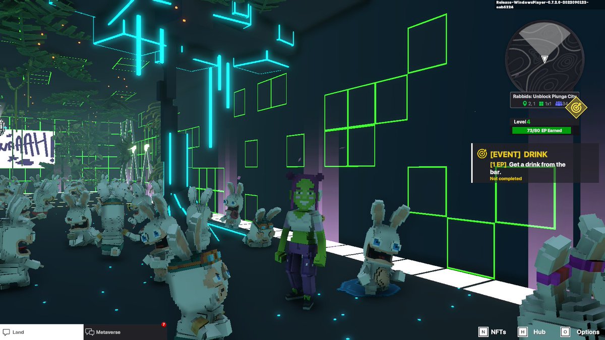 YesseIsAwesome's tweet photo. @TheSandboxGame @RabbidsOfficial #SandboxAlphaS3Giveaway Found the Disco Rabbid! https://t.co/iLpCZ99ulg