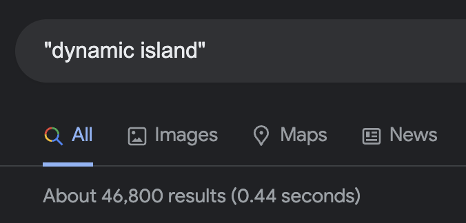 vungyn's tweet image. 46k results, let&apos;s see how many it is after today. #DynamicIsland #AppleEvent