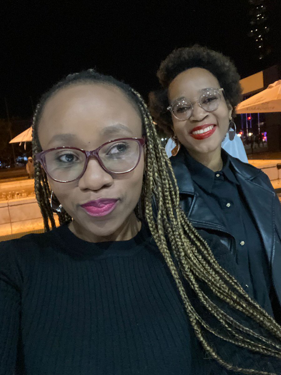 erniemosale's tweet photo. Did two shows with this one.I'm now trusting you with delicious tickets🧎‍♀️ @nondumisong https://t.co/HeIxNN27mc