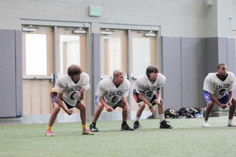 CS_MightyBees's tweet photo. We were excited to welcome back our student athletes to the fields and gym yesterday, as we kicked off our first practices of the Fall season. Football also became the first Calvert team to practice on the indoor turf in the Luetkemeyer Athletic Center! #mightybees https://t.co/bpOyBSyMat