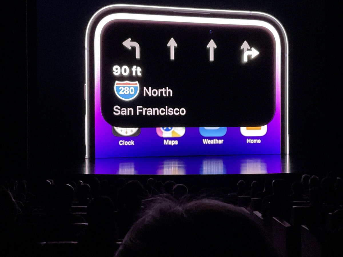 technomania365's tweet photo. Dynamic Island #AppleEvent https://t.co/Y87uf5COfO