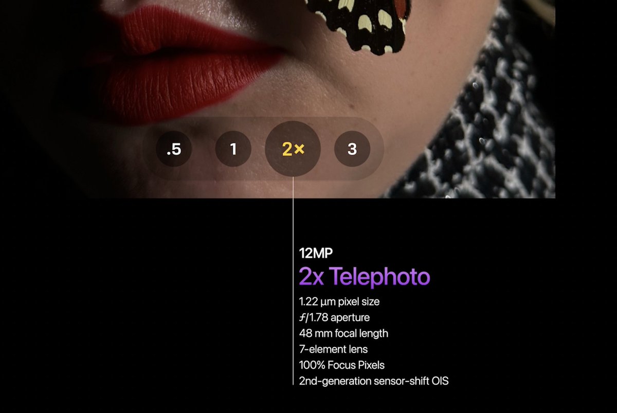 Tele Photo di iPhoen 14 Pro sekarang mendukung mode cepat 2x dan 3x