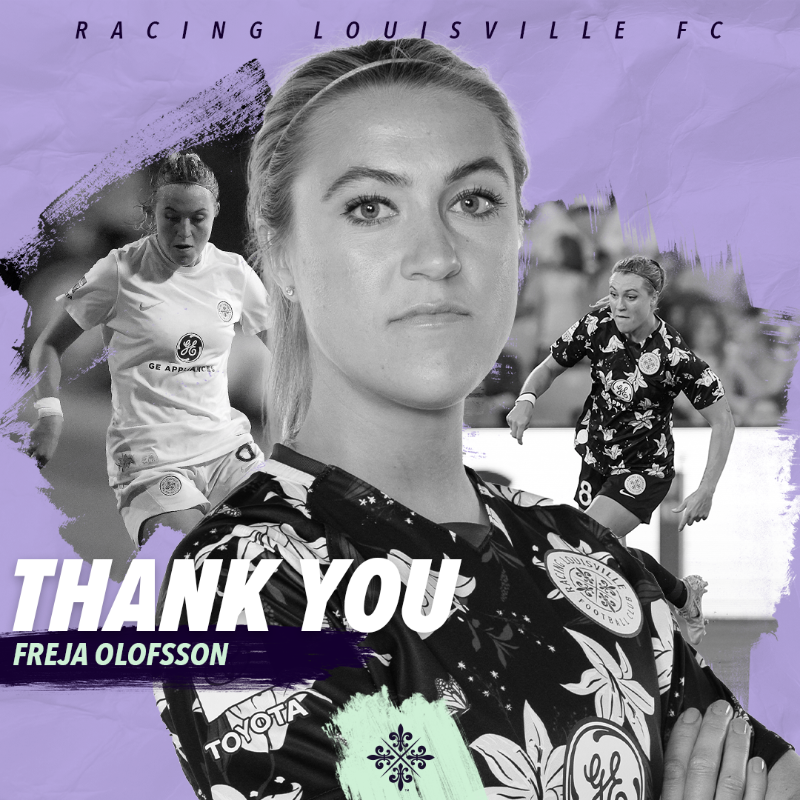 RacingLouFC's tweet photo. Wishing Freja all the best at Real Madrid. 🫶