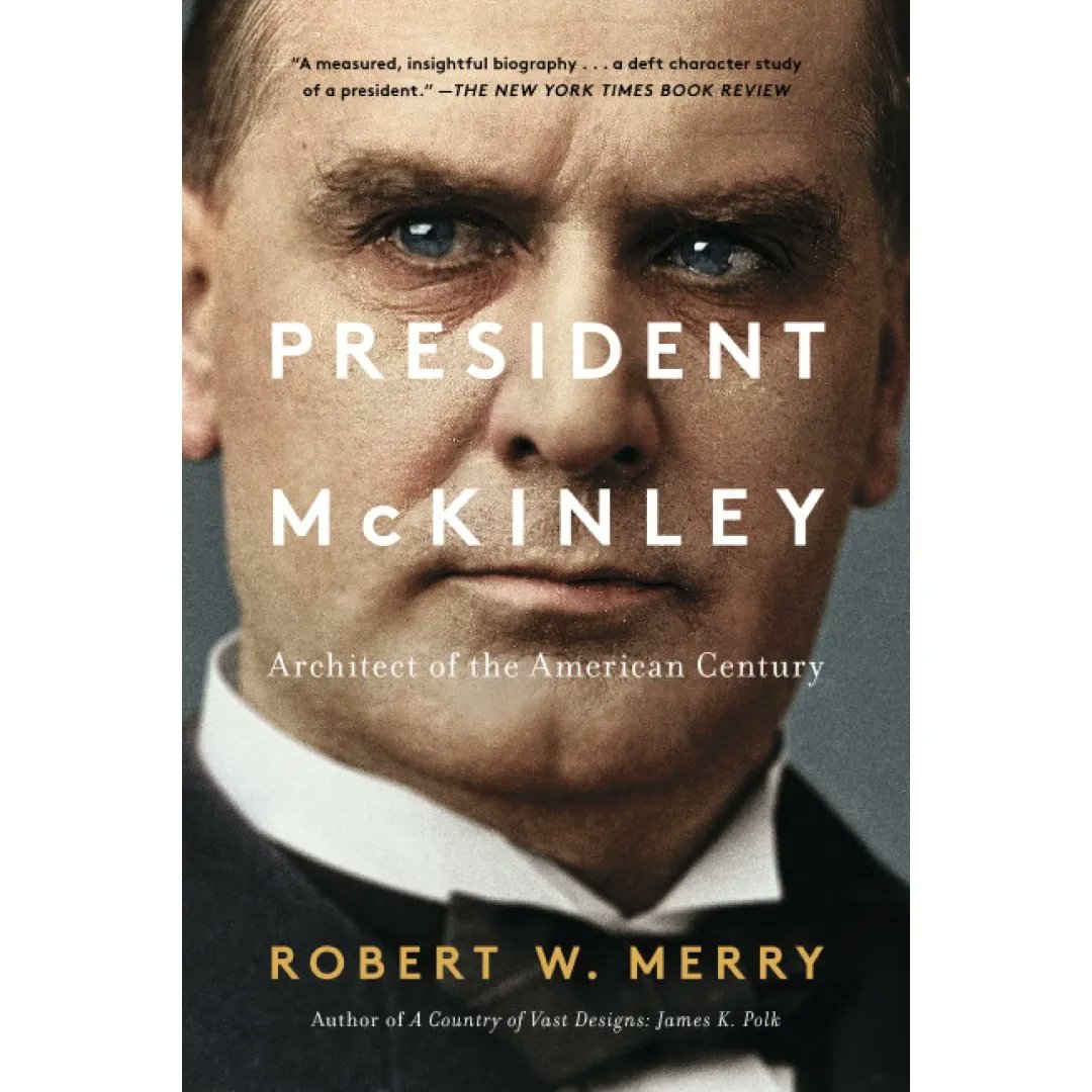 HTDSpod's tweet photo. #HTDSRecommends #WilliamMcKinley by Robert W. Merry. McKinley is one of the lesser-known presidents, but he definitely left his mark on the politics of the time. This book does a great job of helping readers understand him and his legacy.
#HTDSBookshelf #History #HistoryReads https://t.co/S9VttasD2c