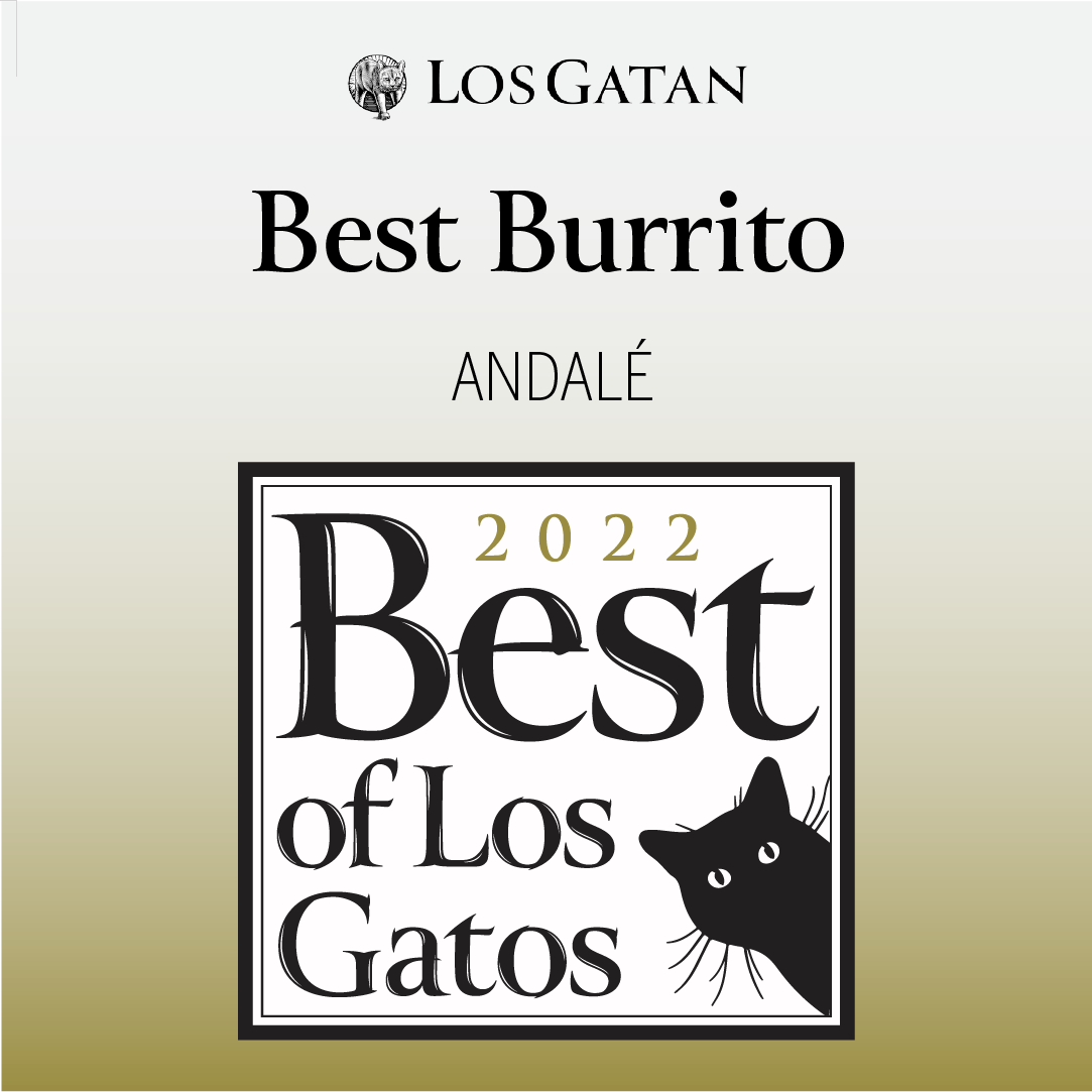 losgatan's tweet photo. We’re rolling through the #BestofLosGatos2022 winners, reminding us that @losgatan readers selected @andalemexican as the source of the town’s Best Burrito #bolg2022 https://t.co/PmIrz1WQ9B