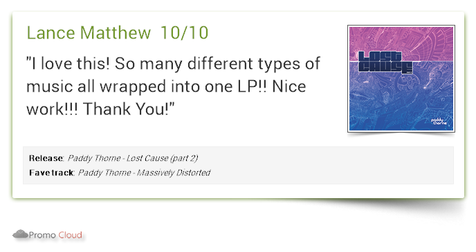 paddythorne's tweet photo. Lance Matthew supports: Paddy Thorne - Lost Cause (part 2) 10/10 @paddythorne #newrelease https://t.co/MaIjK3sBb6  @ https://t.co/KbVYw61okO