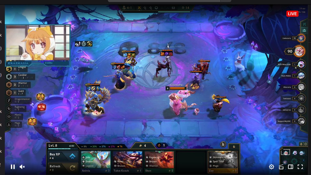 Deaja 3 on double up ♥ needless to say that we made top 1 #TFT #LeagueOfLegends #streamers #twitchstreamer