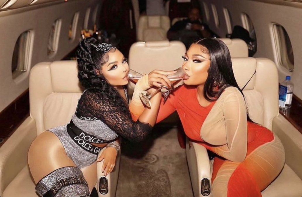 FashionxRadio's tweet photo. Hotties are you ready? Megan Thee Stallion and Lil Kim Premiering Something Very Special, Tomorrow at 7pm EST on @HOT97 🐝🔥 https://t.co/7dryBKCkgi