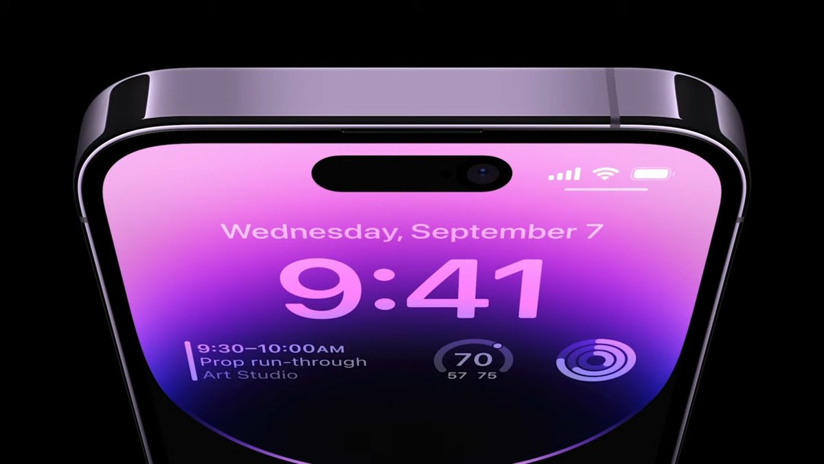 SpikyTech's tweet photo. Always on Display LTPO display 
#AppleEvent https://t.co/MD2wZJiSll