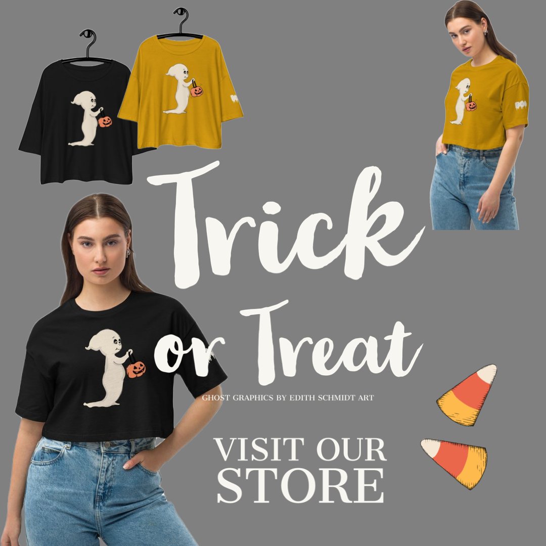 EdithSchmidtLLC's tweet image. Little Ghost graphic cropped top.