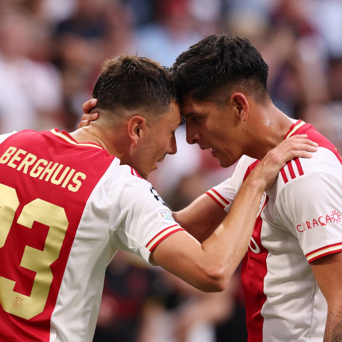 AJAX THUMP RANGERS ON UCL RETURN