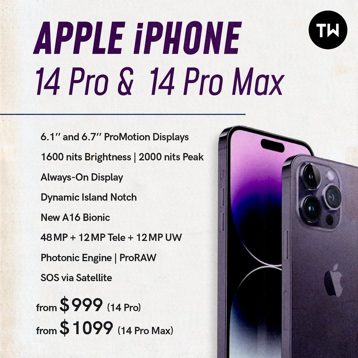 TechWiser's tweet image. TBH #iPhone14Pro moving notch is dope. What does #TeamTechWiser think? #AppleEvent